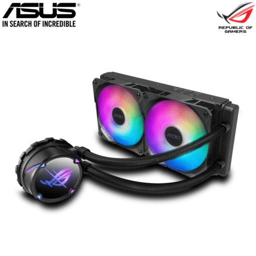 ASUS ROG Strix LC II 240 ARGB All-in-One Liquid CPU Cooler with Aura Sync, Intel® LGA 1150/1151/1155/1156/1200/2066 and AMD AM4/TR4 support