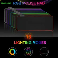 Alternative view of RASURE RS-01 XL RGB Gaming Mouse Pad 80x30cm with Braided cable and 13 modes