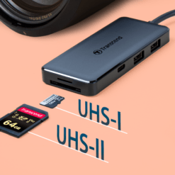 Transcend HUB5C 6-in-1 USB 3.1 Gen 2 Type-C Hub with Memory card Reader, Charging port and USB Ports 12 Transcend HUB5C 6-in-1 USB 3.1 Gen 2 Type-C Hub with Memory card Reader, Charging port and USB Ports - Image 6