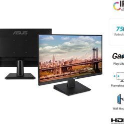 Alternative view of ASUS VA24EHE 23.8 inch 75Hz IPS Eye Care Monitor Full HD  Adaptive-Sync/FreeSync™, Low Blue Light, Flicker Free, Wall Mountable