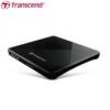 Transcend External DVD Writer RW 8X Extra Slim Portable DVD RW Black