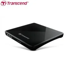 Transcend External DVD Writer RW 8X Extra Slim Portable DVD RW Black