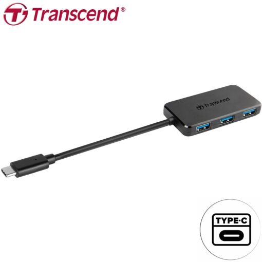 Transcend HUB2C Type-C 4 Ports USB HUB USB 3.1 Gen 1 Hub for PC Mobile