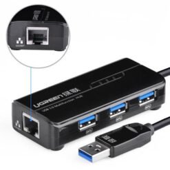 UGREEN USB 3.0 3 Ports Hub with RJ45 Gigabit Ethernet Adapter (20265) 7 UGREEN USB 3.0 3 Ports Hub with RJ45 Gigabit Ethernet Adapter (20265) - Image 3