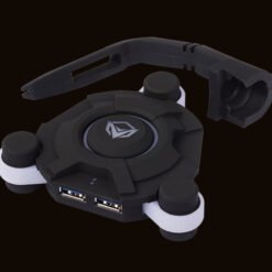 MeeTion Gaming Mouse Bungee Stand Wire Cord Cable Holder with 4 USB Ports U001 - Image 3