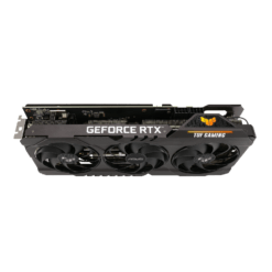 Alternative view of ASUS TUF Gaming GeForce RTX 3070 V2 OC Edition 8GB GDDR6 Graphic Card with LHR offers a buffed-up design that Delivers Chart-Topping Thermal Performance