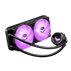 ASUS TUF Gaming LC 240 RGB All-in-One Liquid CPU Cooler with Aura Sync and Dual TUF 120mm RGB Radiator Fans 13 ASUS TUF Gaming LC 240 RGB All-in-One Liquid CPU Cooler with Aura Sync and Dual TUF 120mm RGB Radiator Fans - Image 6