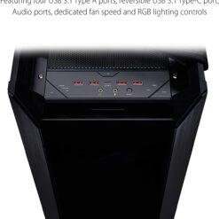 ASUS ROG Strix Helios RGB ATX/EATX Mid-Tower Gaming Case with Tempered Glass, Aluminum Frame, GPU Braces, 420mm Radiator Support and Aura Sync 10 ASUS ROG Strix Helios RGB ATX/EATX Mid-Tower Gaming Case with Tempered Glass, Aluminum Frame, GPU Braces, 420mm Radiator Support and Aura Sync - Image 3