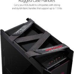 ASUS ROG Strix Helios RGB ATX/EATX Mid-Tower Gaming Case with Tempered Glass, Aluminum Frame, GPU Braces, 420mm Radiator Support and Aura Sync 12 ASUS ROG Strix Helios RGB ATX/EATX Mid-Tower Gaming Case with Tempered Glass, Aluminum Frame, GPU Braces, 420mm Radiator Support and Aura Sync - Image 5