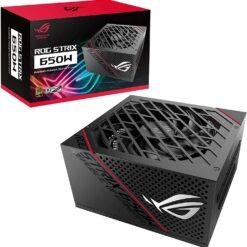Alternative view of ASUS ROG Strix 650W Gold Certified Gaming PSU Power Supply Premium Cooling Performance Full Modular