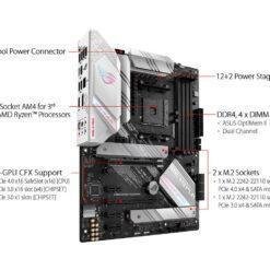 ASUS ROG STRIX B550-A GAMING MD B550 Ryzen AM4 Gaming ATX motherboard with PCIe® 4.0, teamed power stages, Intel® 2.5Gb Ethernet, dual M.2 with heatsinks 11 ASUS ROG STRIX B550-A GAMING MD B550 Ryzen AM4 Gaming ATX motherboard with PCIe® 4.0, teamed power stages, Intel® 2.5Gb Ethernet, dual M.2 with heatsinks - Image 4