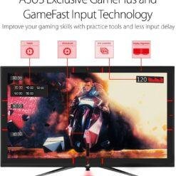 Alternative view of ASUS ROG Strix XG438Q 43inch HDR 4K Large Gaming Monitor 120H 4K (3840 x 2160) FreeSync™ 2 HDR, DisplayHDR™ 600, DCI-P3 90%, Shadow Boost, 10W Speaker*2