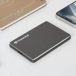 Alternative view of Transcend 2TB StoreJet 25C3N Portable External HardDrive USB 3.1 Light Weight Metal Design
