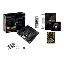 ASUS TUF GAMING B550M-PLUS AMD B550 (Ryzen AM4) micro ATX gaming motherboard with PCIe 4.0, dual M.2, 10 DrMOS power stages, 2.5 Gb Ethernet, HDMI, DisplayPort 11 ASUS TUF GAMING B550M-PLUS AMD B550 (Ryzen AM4) micro ATX gaming motherboard with PCIe 4.0, dual M.2, 10 DrMOS power stages, 2.5 Gb Ethernet, HDMI, DisplayPort - Image 6