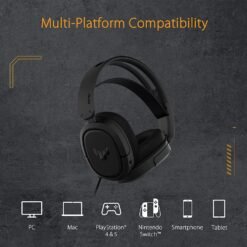 ASUS TUF Gaming H1 Wireless Gaming Headset 7.1 Surround Sound 2.4GHz USB-C for PC, Switch, Mobile Devices, PS4, PS5 12 ASUS TUF Gaming H1 Wireless Gaming Headset 7.1 Surround Sound 2.4GHz USB-C for PC, Switch, Mobile Devices, PS4, PS5 - Image 6