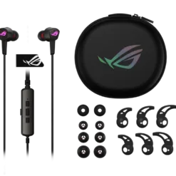 Alternative view of ASUS ROG Cetra II Active Noise-Canceling in-ear Gaming Headphones USB-C with Aura Sync RGB lighting