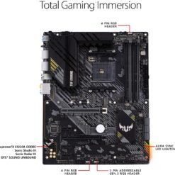 ASUS TUF GAMING B550-PLUS AMD B550 (Ryzen AM4) ATX Gaming Motherboard with PCIe 4.0, dual M.2, 10 DrMOS power stages 9 ASUS TUF GAMING B550-PLUS AMD B550 (Ryzen AM4) ATX Gaming Motherboard with PCIe 4.0, dual M.2, 10 DrMOS power stages - Image 4