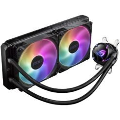 Alternative view of ASUS ROG Strix LC II 280 ARGB All-in-One Liquid CPU Cooler with Aura Sync and Dual ROG 140 mm Addressable RGB Radiator Fans
