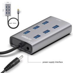 Alternative view of Onten 8108 USB 3.0 Hub Ultra Slim 7 Port ForMac USB Hub
