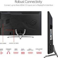 ASUS ROG Strix XG438Q 43inch HDR 4K Large Gaming Monitor 120H 4K (3840 x 2160) FreeSync™ 2 HDR, DisplayHDR™ 600, DCI-P3 90%, Shadow Boost, 10W Speaker*2 - Image 4