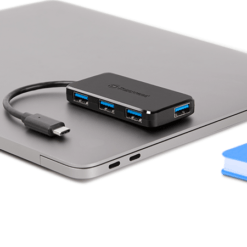 Transcend HUB2C Type-C 4 Ports USB HUB USB 3.1 Gen 1 Hub for PC Mobile 7 Transcend HUB2C Type-C 4 Ports USB HUB USB 3.1 Gen 1 Hub for PC Mobile - Image 3