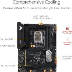 ASUS TUF GAMING H670-PRO WIFI D4 Intel® H670 (LGA 1700) ATX Motherboard with PCIe 5.0 slot, four PCIe 4.0 M.2 slots 11 ASUS TUF GAMING H670-PRO WIFI D4 Intel® H670 (LGA 1700) ATX Motherboard with PCIe 5.0 slot, four PCIe 4.0 M.2 slots - Image 5