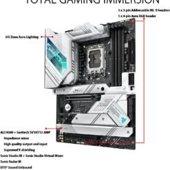 Alternative view of ASUS ROG STRIX Z690-A GAMING WIFI D4 Intel®Z690 LGA 1700 ATX Motherboard with PCIe®5.0, 16+1 DrMos, Two-Way AI Noise Cancelation, AI Overclocking