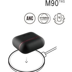 a4tech Bloody M90 TWS ANC True Wireless Gaming Earbuds Active with 10mm Drivers and Wireless Charging Bluetooth 5.1 - Image 5
