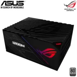 ASUS ROG Thor 1200W RGB 80 Plus Platinum Certified Gaming Power Supply Unit with Aura Sync and OLED Display Full Modular