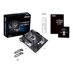 ASUS PRIME H410M-K Intel® H410 (LGA 1200) mic-ATX motherboard with DDR4 support, DVI, D-Sub, USB 3.2 Gen 1 ports, SATA 6 Gbps, COM header 10 ASUS PRIME H410M-K Intel® H410 (LGA 1200) mic-ATX motherboard with DDR4 support, DVI, D-Sub, USB 3.2 Gen 1 ports, SATA 6 Gbps, COM header - Image 5