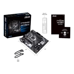 ASUS PRIME H410M-K Intel® H410 (LGA 1200) mic-ATX motherboard with DDR4 support, DVI, D-Sub, USB 3.2 Gen 1 ports, SATA 6 Gbps, COM header 10 ASUS PRIME H410M-K Intel® H410 (LGA 1200) mic-ATX motherboard with DDR4 support, DVI, D-Sub, USB 3.2 Gen 1 ports, SATA 6 Gbps, COM header - Image 5
