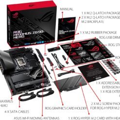 ASUS ROGMAXIMUS Z690 HERO Intel® Z690 ATX Motherboard with 20+1 power stages, DDR5, Five M.2, USB 3.2 Gen 2x2 front-panel connector, Dual Thunderbolt™ 4 - Image 5