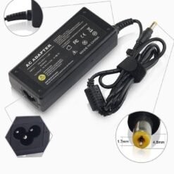 HP Yellow Pin Laptop Charger 18.5V 3.5A 65W - Black 5 HP Yellow Pin Laptop Charger 18.5V 3.5A 65W - Black - Image 3