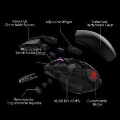 ASUS P511 ROG Chakram Core RGB Gaming Mouse 16000 dpi featuring programmable joystick adjustable weight 9 ASUS P511 ROG Chakram Core RGB Gaming Mouse 16000 dpi featuring programmable joystick adjustable weight - Image 4