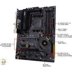 ASUS TUF GAMING X570-PRO (WI-FI) AMD AM4 X570 ATX Gaming motherboard with PCIe 4.0, dual M.2, 2.5G Intel LAN, Wi-Fi 6 - Image 4