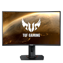 Alternative view of ASUS TUF Gaming VG27WQ 27inch 165Hz Curved Gaming Monitor WQHD (2560x1440) Extreme Low Motion Blur™, Freesync™ Premium,1ms (MPRT)