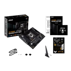 ASUS TUF GAMING B560-PLUS WIFI Intel® B560 (LGA 1200) mATX motherboard with PCIe 4.0, two M.2 slots, 8+1 Power stages, Realtek 2.5Gb Ethernet, Intel® Wi-Fi 6 - Image 2