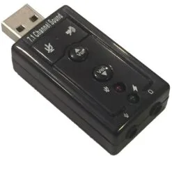 USB Sound Card 7.1 - Black