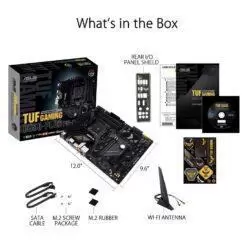 ASUS TUF GAMING B550-PLUS (WI-FI) AMD B550 (Ryzen AM4) ATX Gaming Motherboard with PCIe 4.0, dual M.2, 10 DrMOS power stages, Intel Wi-Fi 6, 2.5 Gb Ethernet 9 ASUS TUF GAMING B550-PLUS (WI-FI) AMD B550 (Ryzen AM4) ATX Gaming Motherboard with PCIe 4.0, dual M.2, 10 DrMOS power stages, Intel Wi-Fi 6, 2.5 Gb Ethernet - Image 4