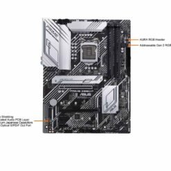 ASUS PRIME Z590-P Intel® Z590 (LGA 1200) ATX Motherboard with PCIe® 4.0, three M.2 slots, 11 DrMOS power stages, HDMI®, DisplayPort™ 8 ASUS PRIME Z590-P Intel® Z590 (LGA 1200) ATX Motherboard with PCIe® 4.0, three M.2 slots, 11 DrMOS power stages, HDMI®, DisplayPort™ - Image 3