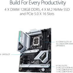 ASUS PRIME Z690-A Intel® Z690 (LGA 1700) 12th GEN ATX Motherboard with PCIe® 5.0, four M.2 slots, 16+1 DrMOS power stages, DDR5, HDMI®, DisplayPort™ 10 ASUS PRIME Z690-A Intel® Z690 (LGA 1700) 12th GEN ATX Motherboard with PCIe® 5.0, four M.2 slots, 16+1 DrMOS power stages, DDR5, HDMI®, DisplayPort™ - Image 4