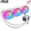 ASUS ROG Strix LC 360 RGB White Edition All-in-one Liquid CPU Cooler with Aura Sync RGB, and Triple ROG 120mm Addressable RGB Radiator 12 f8ba2ae331cd2a28a141b391263875c9