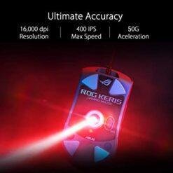 ASUS P509 ROG Keris Lightweight FPS RGB Gaming Mouse with Specially Tuned ROG 16,000 Dpi Sensor (P509) - Image 3