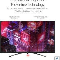 ASUS ROG Strix XG438Q 43inch HDR 4K Large Gaming Monitor 120H 4K (3840 x 2160) FreeSync™ 2 HDR, DisplayHDR™ 600, DCI-P3 90%, Shadow Boost, 10W Speaker*2 - Image 7