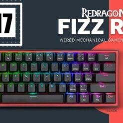 Redragon Fizz K617 RGB Wired Mechanical Gaming Keyboard with Red Switch 61 Keys - Image 5