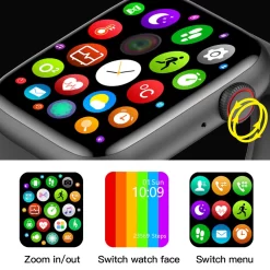 Alternative view of 2022 New W26 Plus Smart Watch Rotate 1.75 Inch Custom Dial Bluetooth Call Smart Fitness Tracker