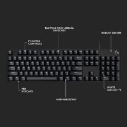 Logitech G413 SE Mechanical Gaming Keyboard with White LED BackLight Gaming Keyboard for Pro Gaming 11 Logitech G413 SE Mechanical Gaming Keyboard with White LED BackLight Gaming Keyboard for Pro Gaming - Image 4