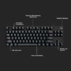 Logitech G413 TKL SE Mechanical Gaming Keyboard Compact White Backlit Keyboard with Tactile Mechanical Switches, Anti-Ghosting 11 Logitech G413 TKL SE Mechanical Gaming Keyboard Compact White Backlit Keyboard with Tactile Mechanical Switches, Anti-Ghosting - Image 4