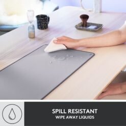 Logitech Desk Mat Studio Series Multifunctional Large Desk Pad, Extended Mouse Mat, Office Desk Protector with Anti-Slip Base, Spill-Resistant 15 Logitech Desk Mat Studio Series Multifunctional Large Desk Pad, Extended Mouse Mat, Office Desk Protector with Anti-Slip Base, Spill-Resistant - Image 8