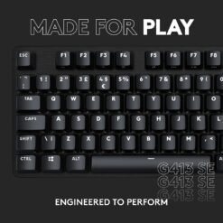 Logitech G413 SE Mechanical Gaming Keyboard with White LED BackLight Gaming Keyboard for Pro Gaming 10 Logitech G413 SE Mechanical Gaming Keyboard with White LED BackLight Gaming Keyboard for Pro Gaming - Image 3